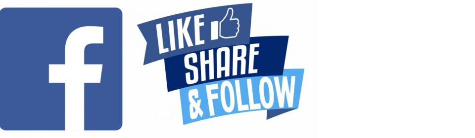 Follow, Like, Share Facebook